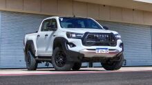 A Hilux GR-Sport de 224 cv revolucionou as pickups no Brasil. Imagem: Divulgação Toyota.