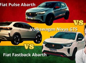 Comparativo - Nivus GTS 2026 vs Fastback Abarth vs Pulse Abarth - Qual a melhor escolha?