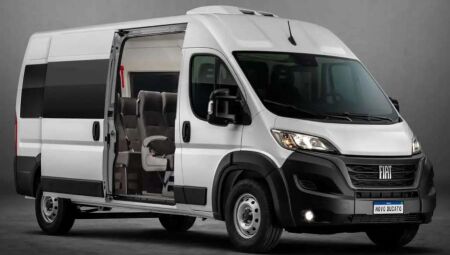 O modelo Fiat Ducato 2025 é moderno e bem equipado. Imagem: Divulgação FIAT.