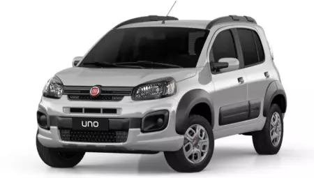 Fiat Uno: conhecido por sua economia, robustez e manutenção acessível. Imagem: FIAT.