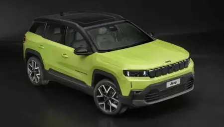O Compass 2026 estreia com nova dianteira, rodas exclusivas e identidade visual mais sofisticada. Imagem: Jeep. 