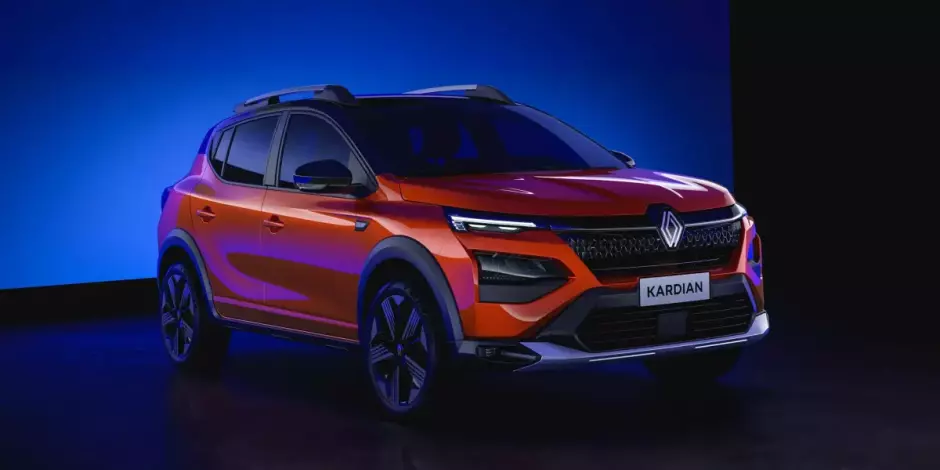 O Renault Kardian vem com linhas marcantes, detalhes que traduzem elegância e esportividade. Imagem: Renault.