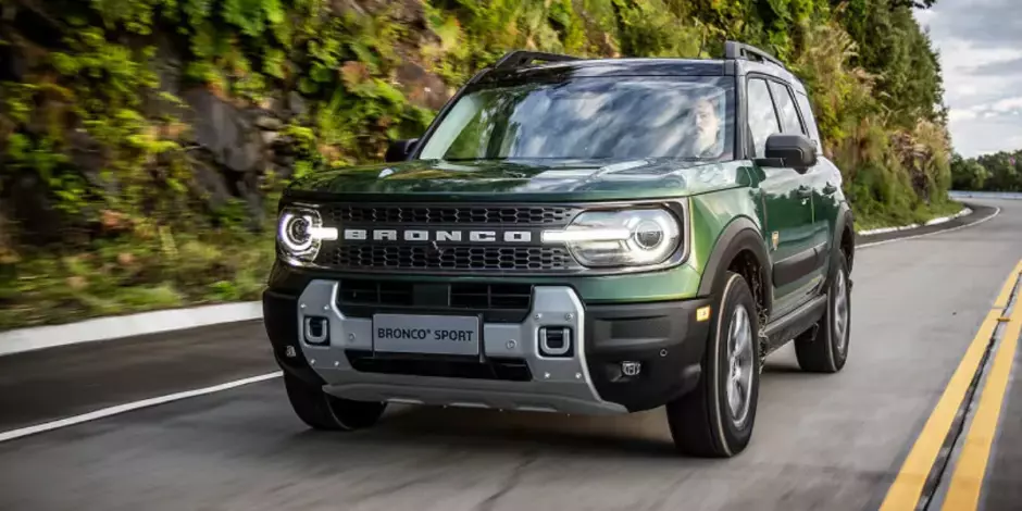 O Bronco Sport foi pensado para encarar qualquer terreno com estilo e segurança. Imagem: FORD.