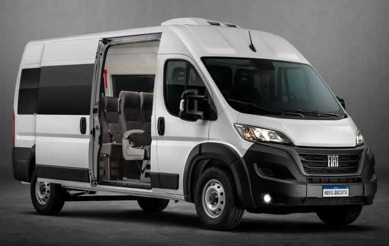 O modelo Fiat Ducato 2025 é moderno e bem equipado. Imagem: Divulgação FIAT.