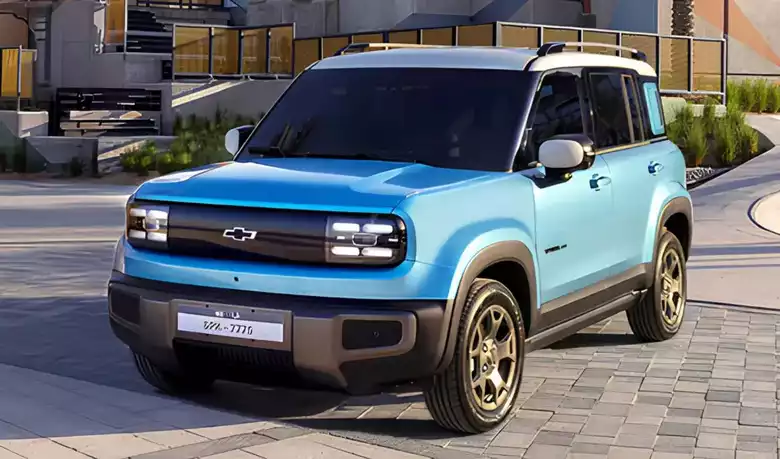 O Spark EUV chega ao Brasil com a promessa de agitar o segmento de SUVs elétricos compactos. Imagem: GM.