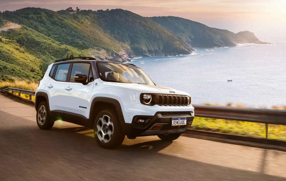 O Jeep Renegade Sahara 2025 é equipado com diversas tecnologias. Imagem: Jeep BR.